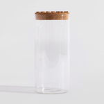 Skleněná dóza s korkovým víkem 1,5 l