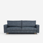 Třímístná rozkládací pohovka COCO tmavě modrá