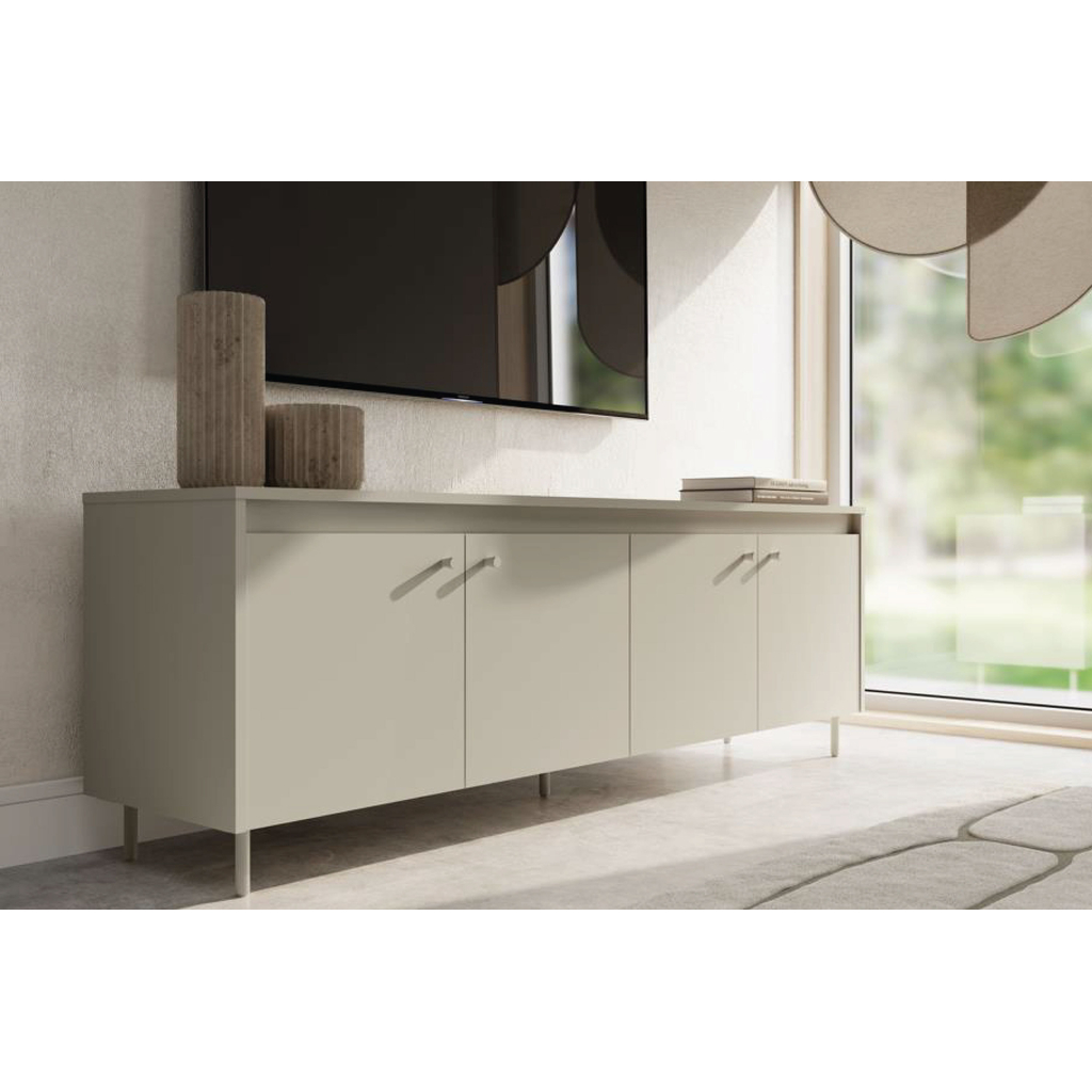 Kašmírový TV stolek na kovových nožkách TORINO