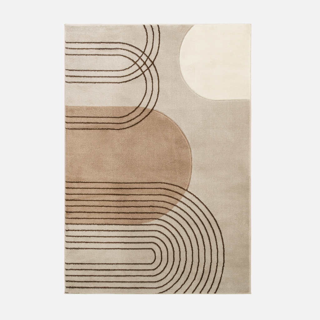 Koberec art déco béžový MILLEY 200x290 cm