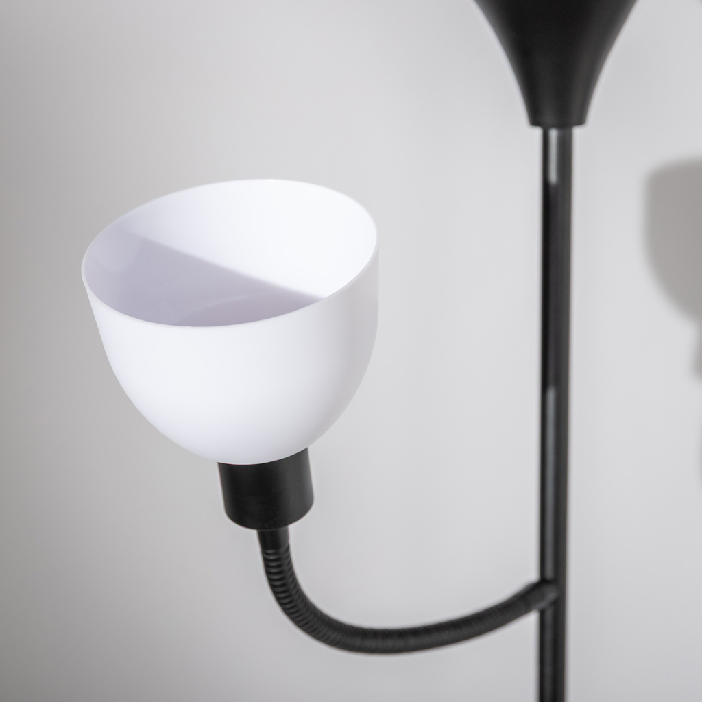 Stojací lampa černá PESO
