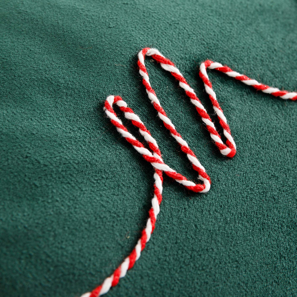 Vánoční povlak na polštář xmas zelený HOHHO 30x50 cm