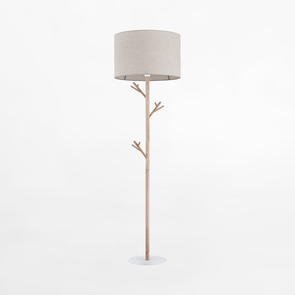 Stojací lampa se stínidlem ALBERO LINEN