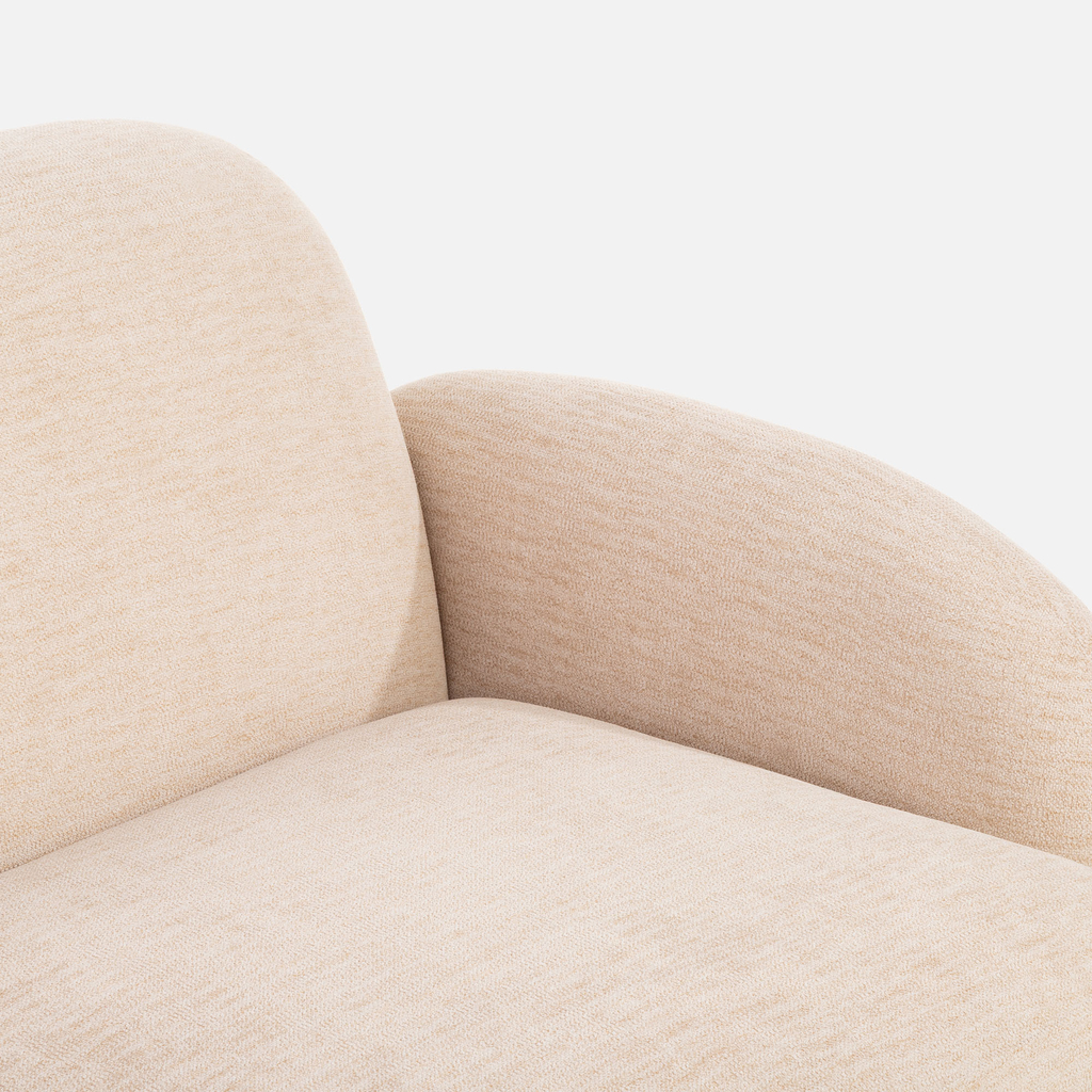 Trojmístná pohovka VIWARA béžová