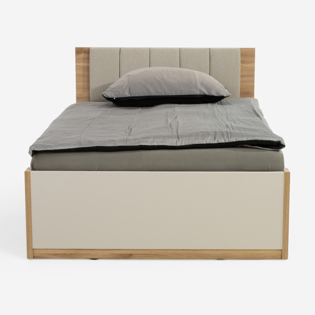 Postel s úložným prostorem a roštem OAK SQUERE 120x200.