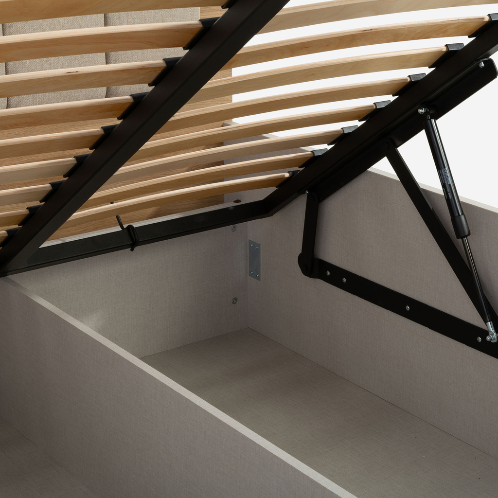 Postel s úložným prostorem a roštem OAK SQUERE 120x200.