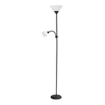 Černá stojací lampa E14 E27