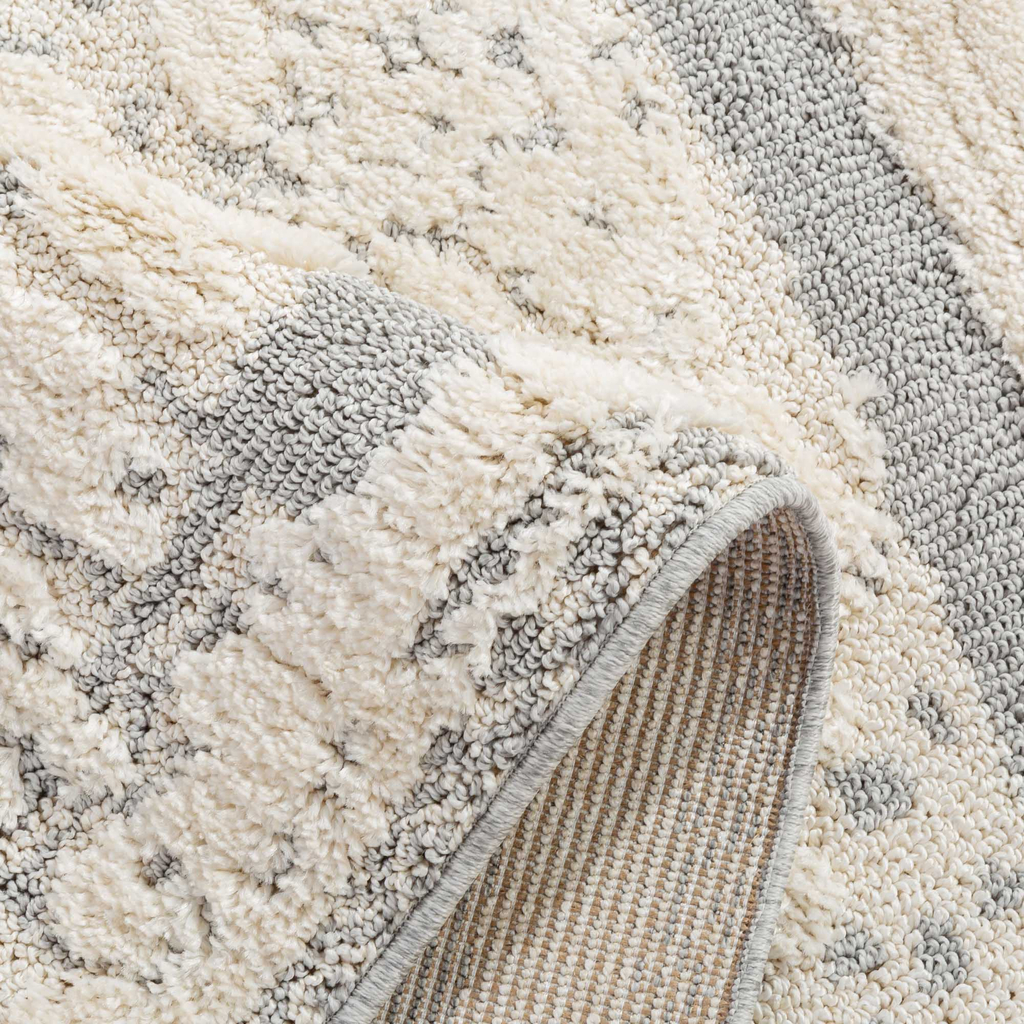 Koberec boho krémový NINA, 80x150 cm