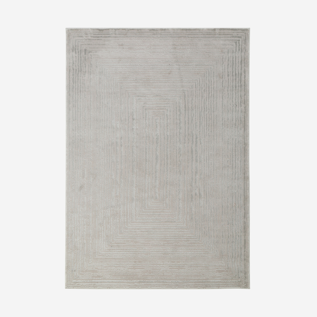 Koberec s abstraktním vzorem BUTIQUE béžovo-šedý 120x170 cm