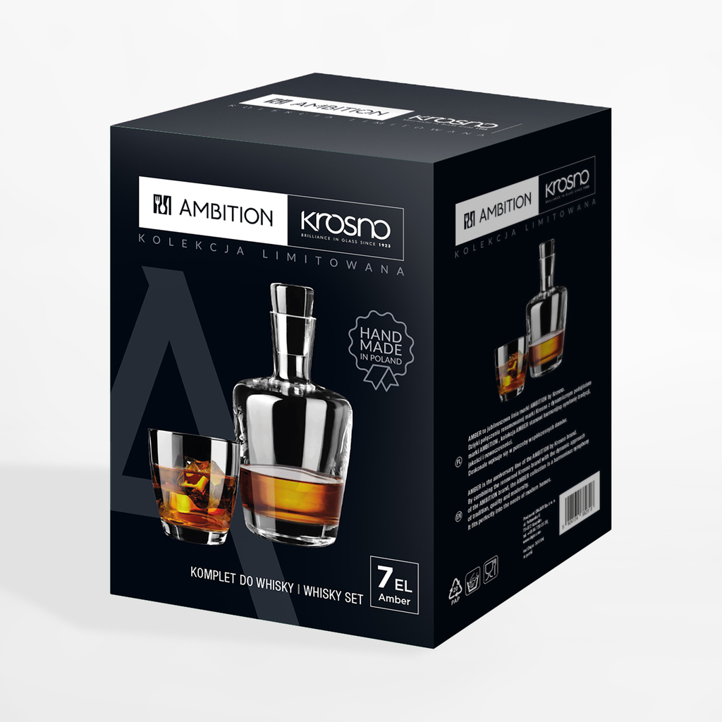 Sada na whisky AMBER, 7 dílů