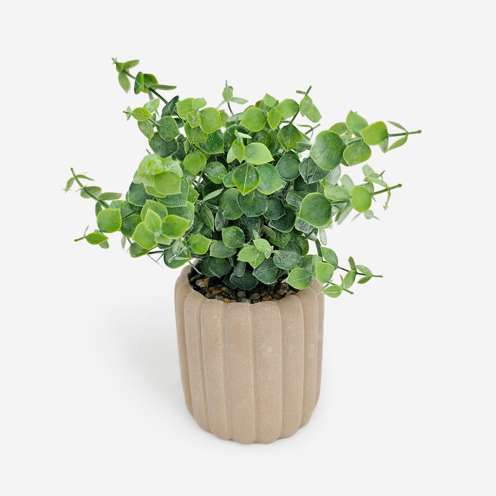 Umělá rostlina v květináči béžová 32 cm