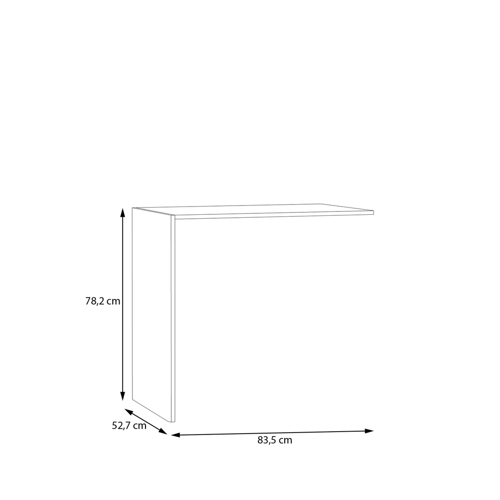 Vnitřní úložný box do šatní skříně 83,5 cm