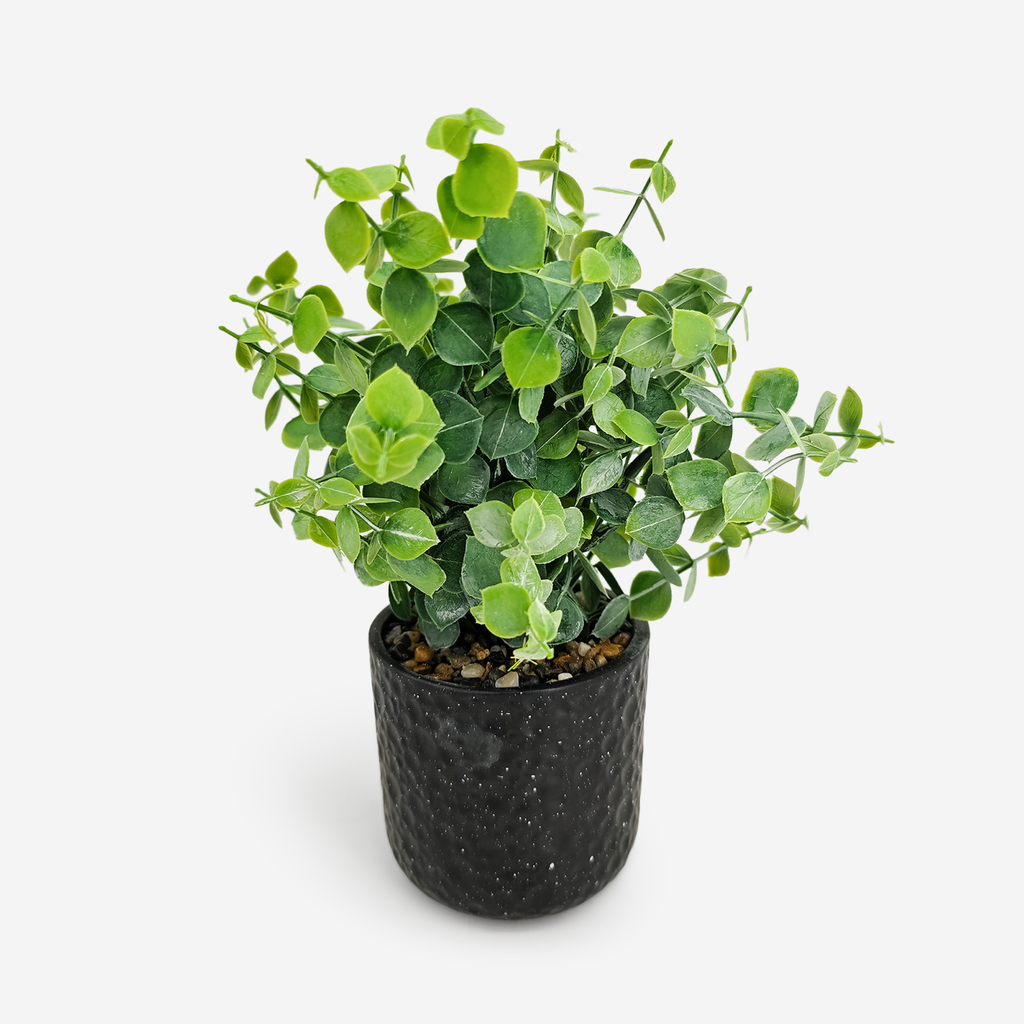 Umělá rostlina v černém květináči 27 cm