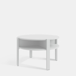 Kulatý konferenční stolek TOBAGO BÍLÝ