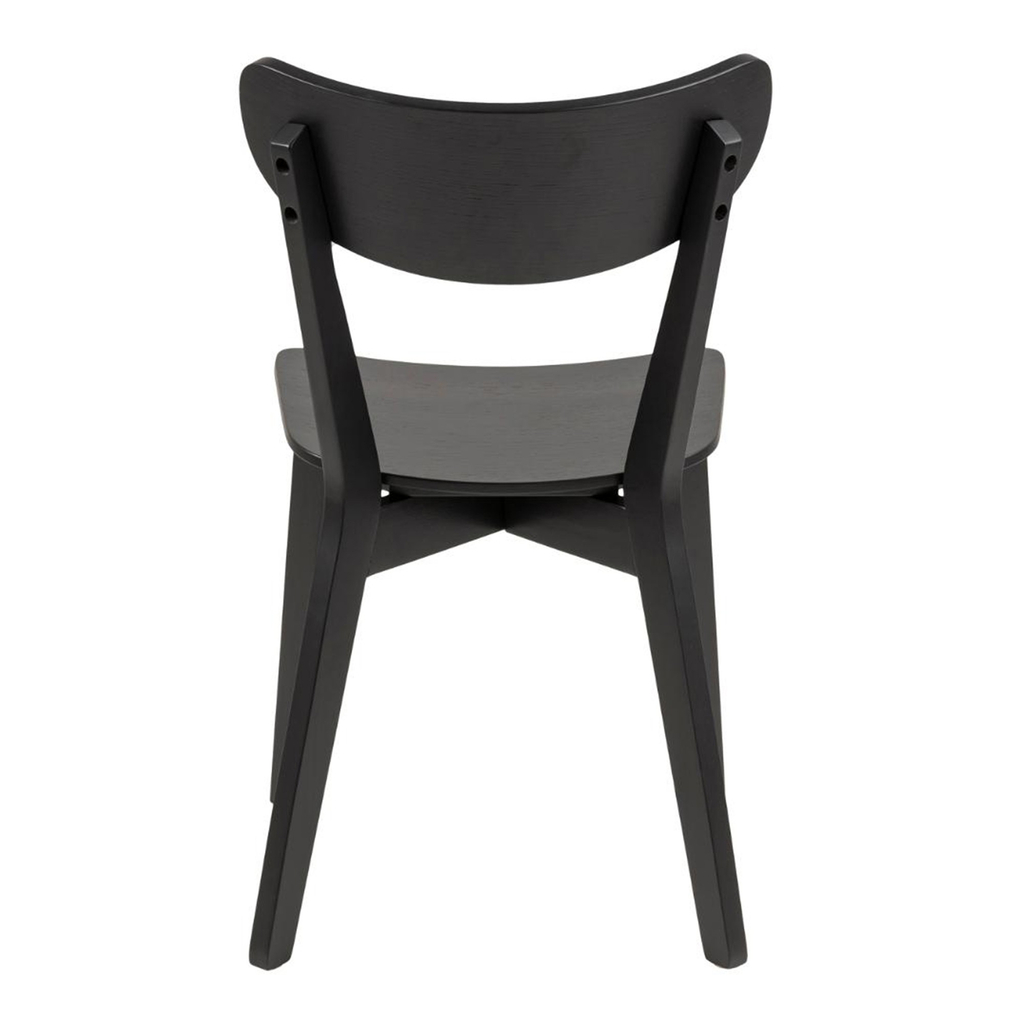 Černá židle v retro stylu BLACKY