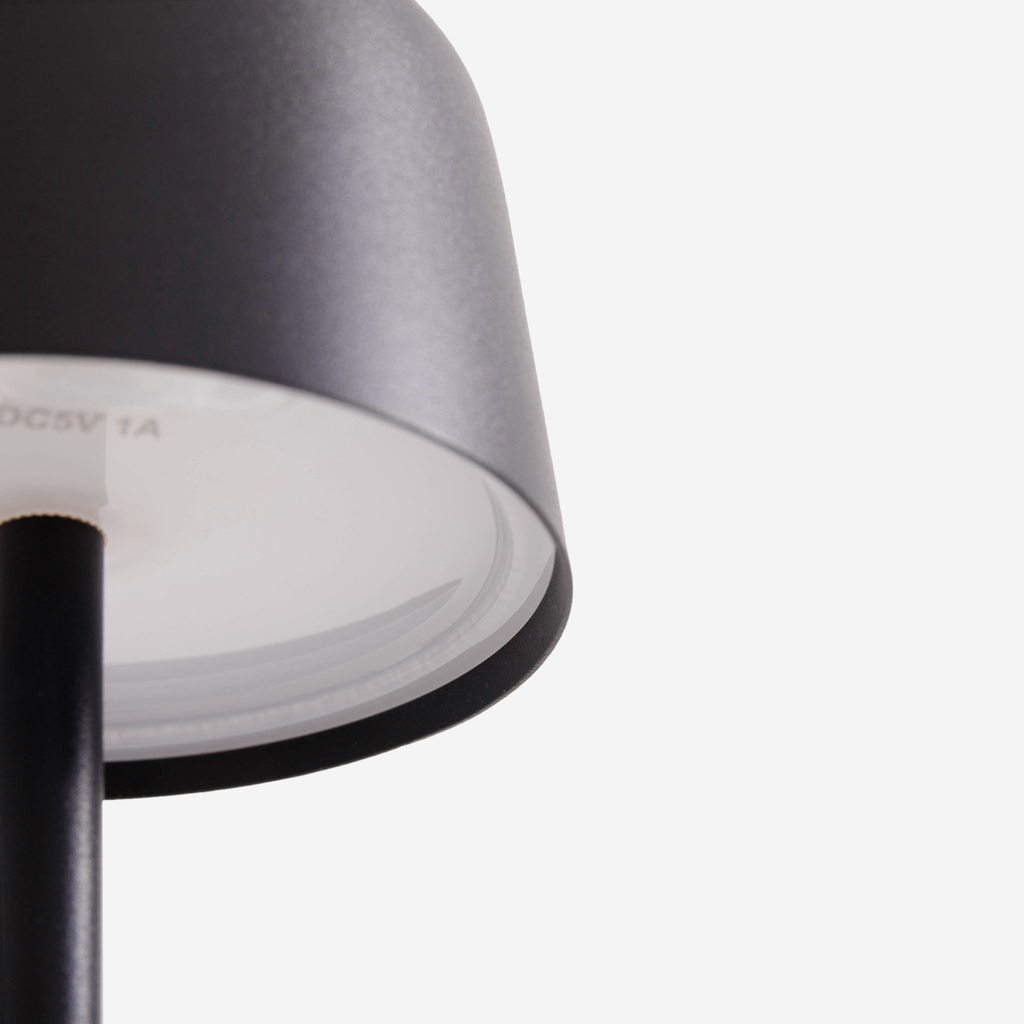 Stolní lampa LED IP44 černá POCO