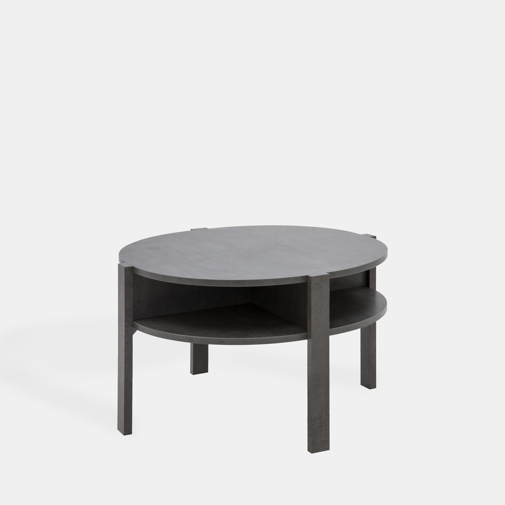 Kulatý konferenční stolek TOBAGO BETON