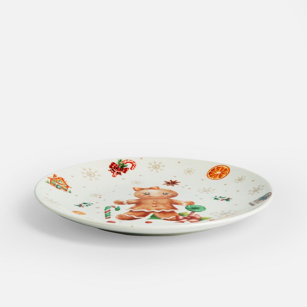 Vánoční talíř dezertní COOKIES 19,5 cm