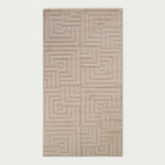 Béžový koberec LA CASA 3D 80x150 cm