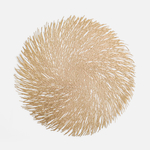 Prostírání, zlaté, 38 cm.