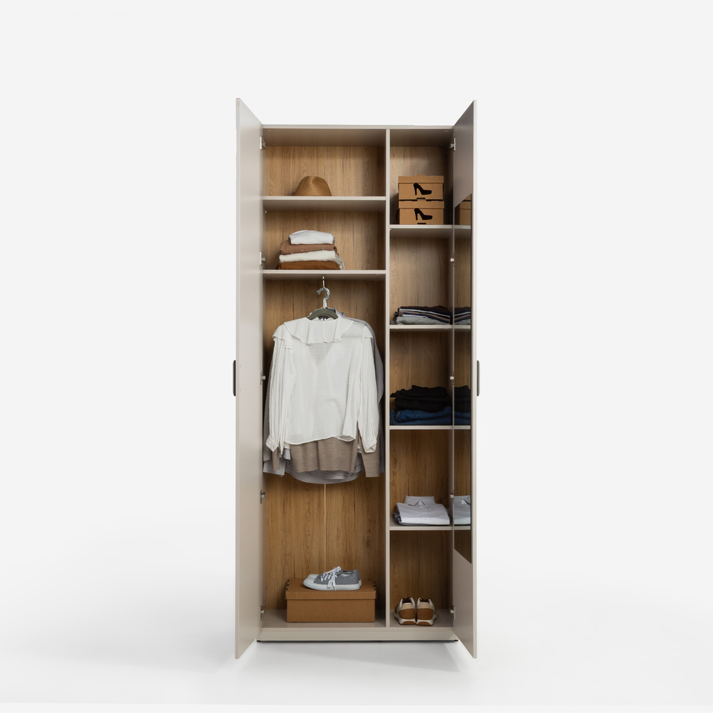 Šatní skříň s vnitřním zrcadlem MAX MODERN II