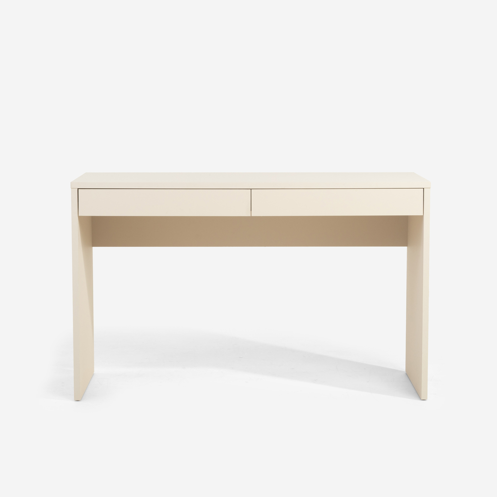 Psací stůl se zásuvkami písková barva MILLES