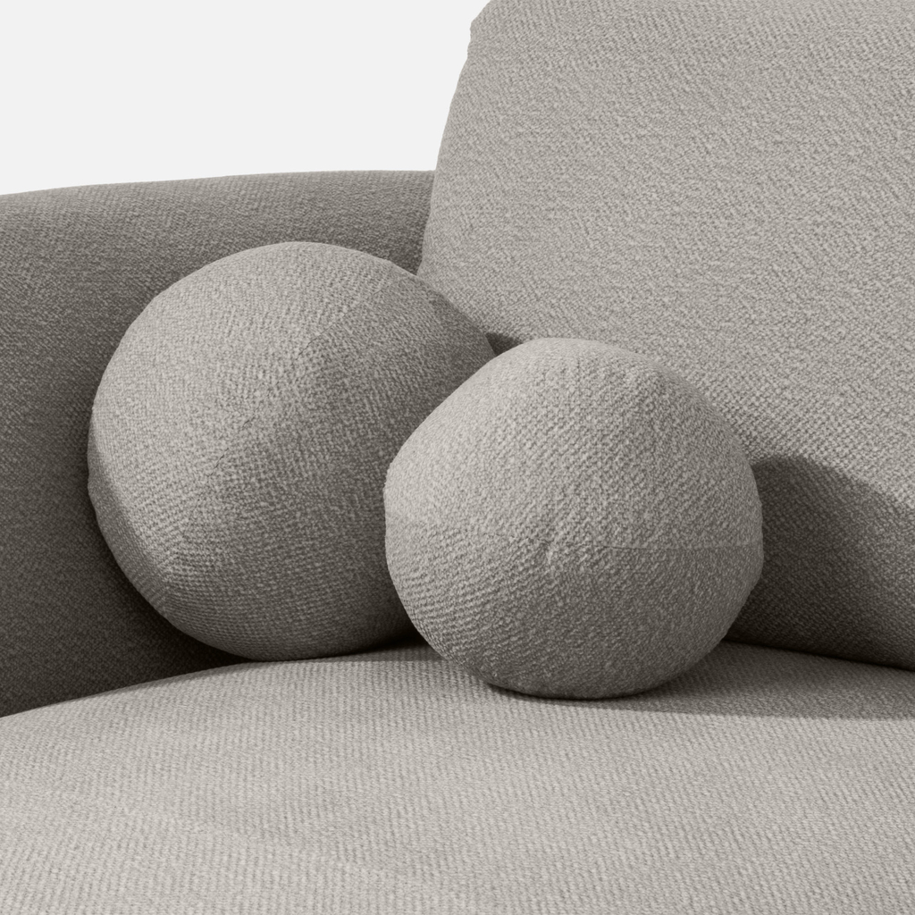 Rohová sedačka šedá RAVELLO levá