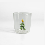 Sklenice na nápoje s vánočním stromkem uvnitř 350 ml