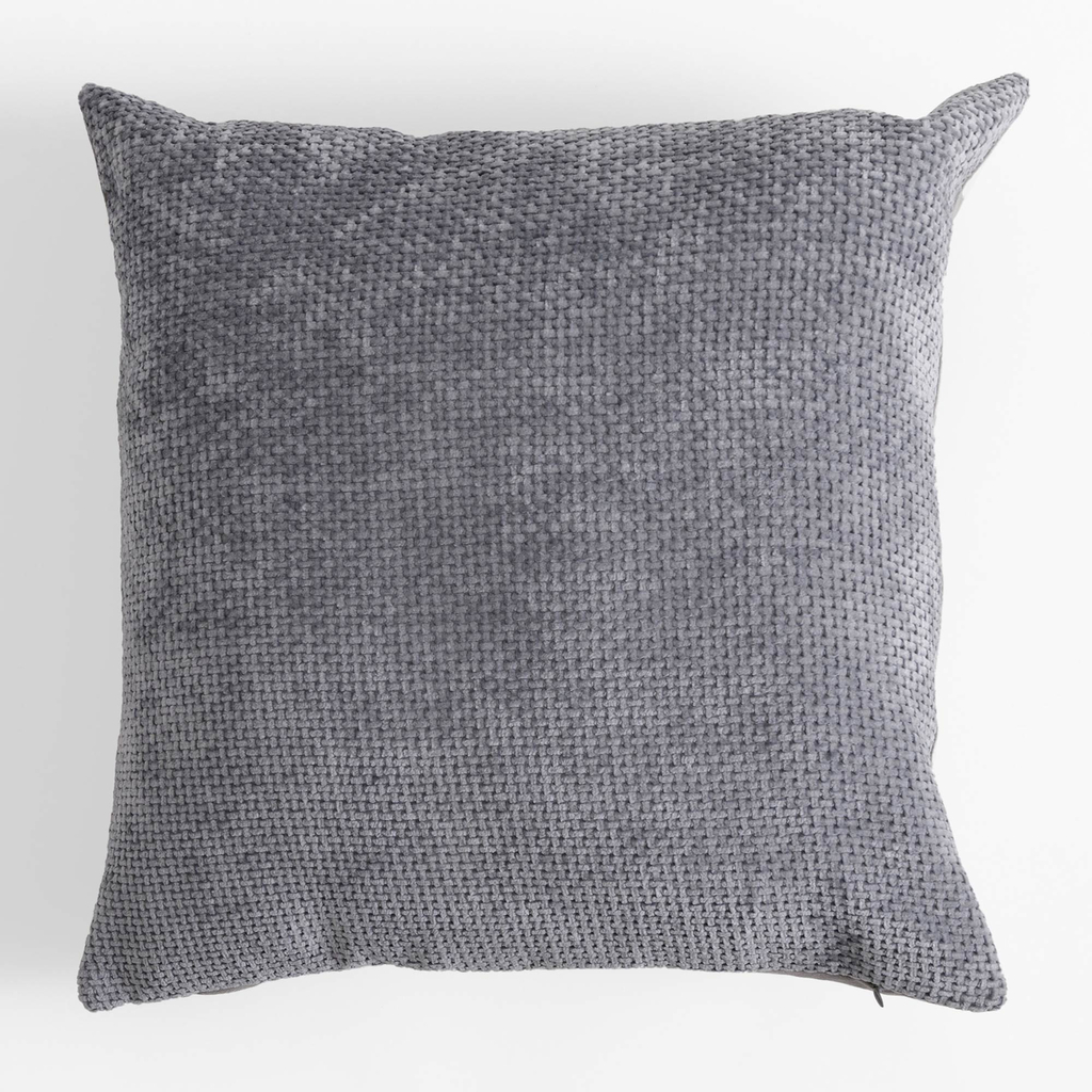 Dekorační šedý povlak na polštář CARMON 45x45 cm