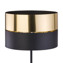 Černo-zlatá moderní stojací lampa HILTON