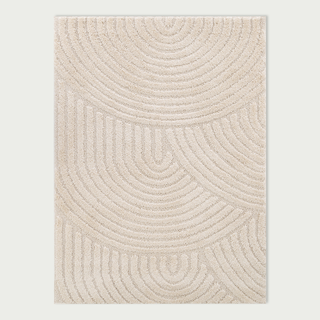 Krémový koberec LA CASA 3D 160x230 cm
