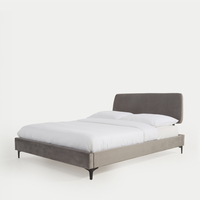 KONTREXT šedá postel s roštem 160x200 cm