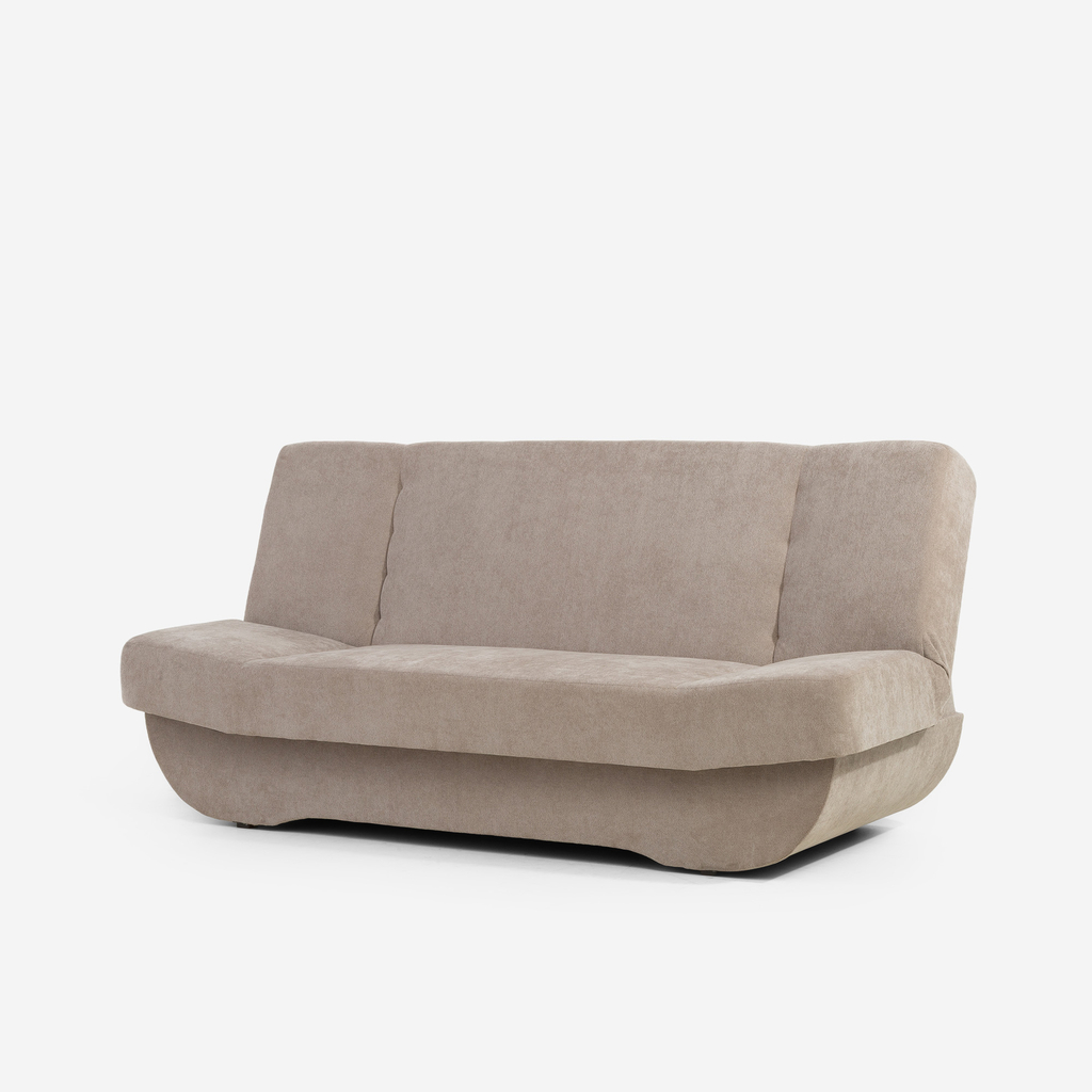 Béžová rozkládací pohovka DELTA