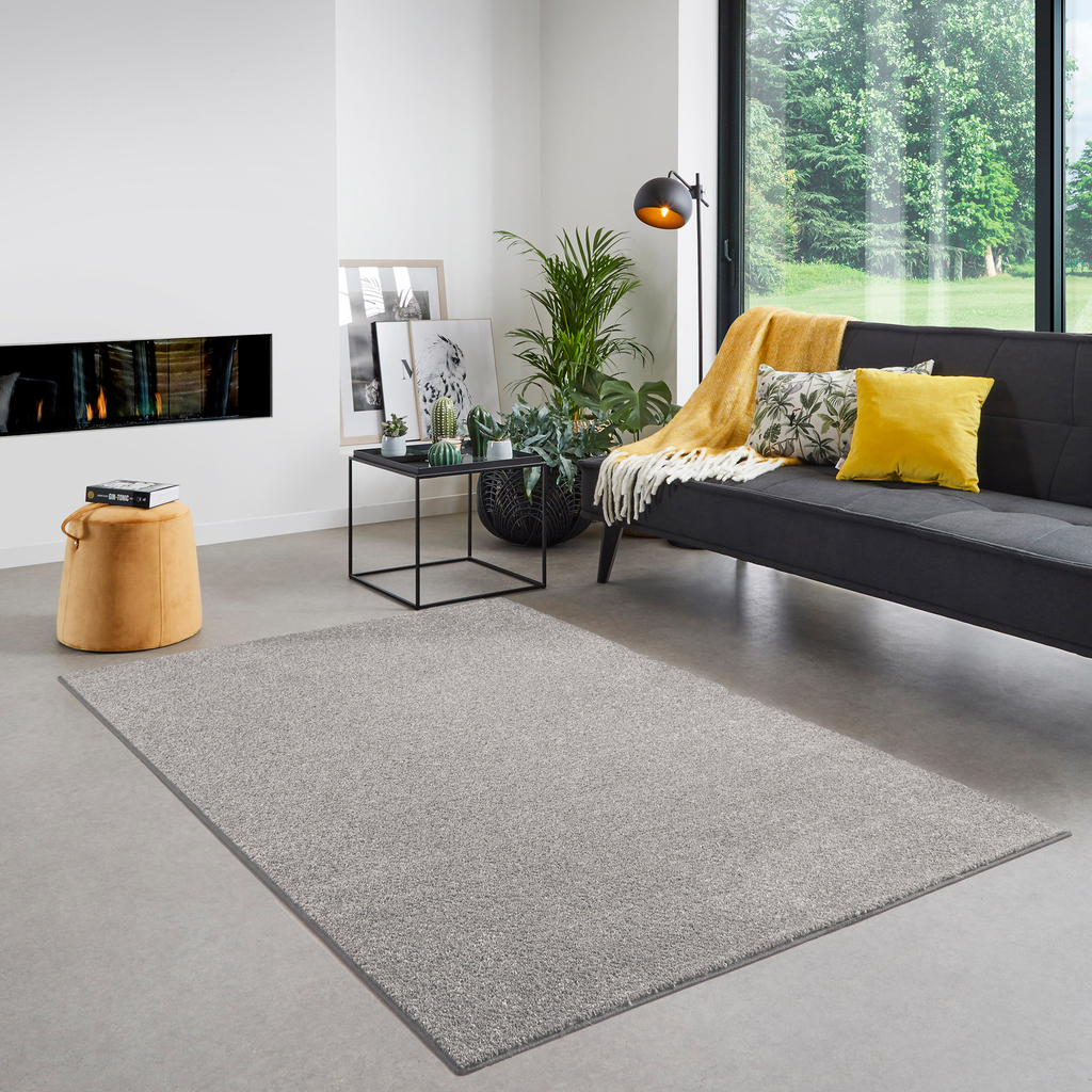 Světle šedý koberec CLEVER 200x290 cm
