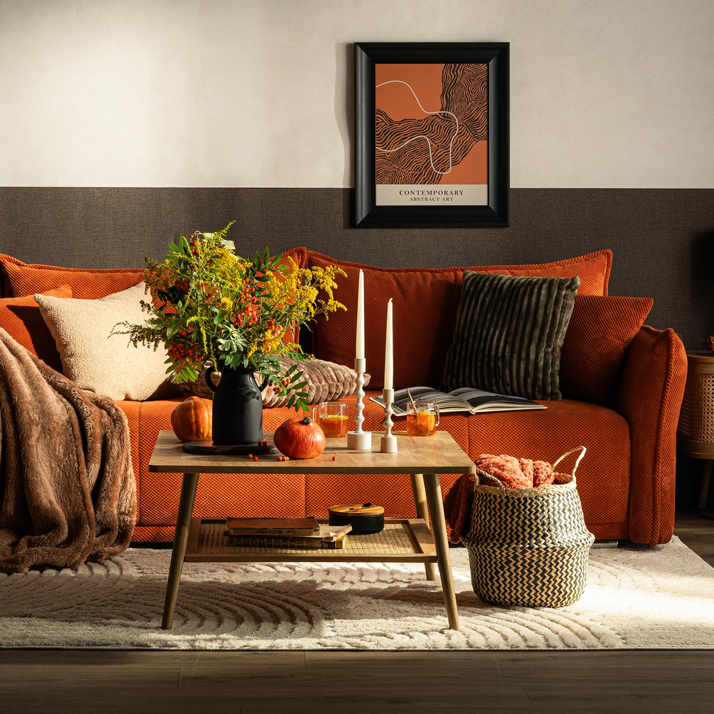 Krémový koberec LA CASA 3D 160x230 cm