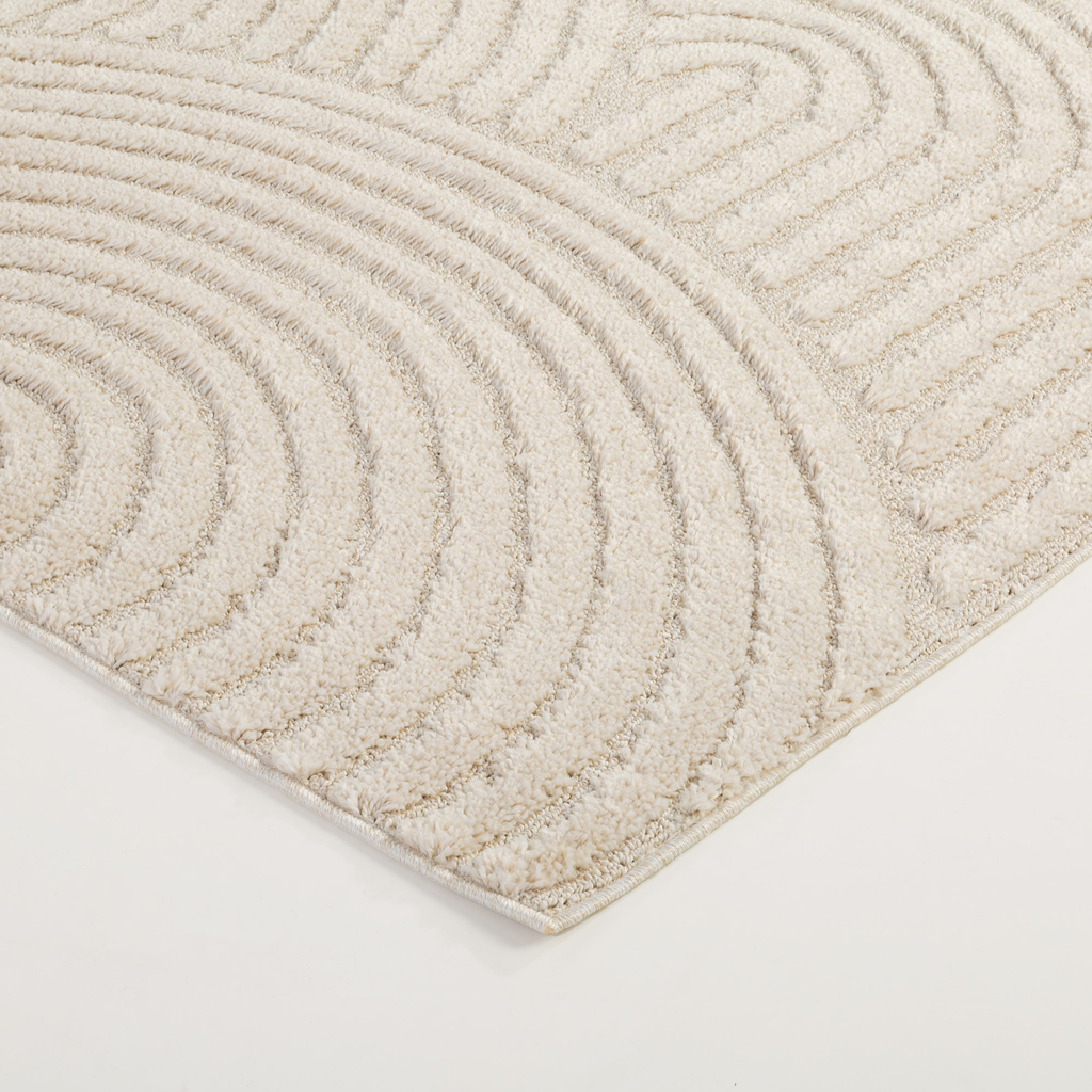 Krémový koberec LA CASA 3D 160x230 cm