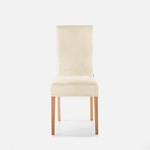 Potah na židli krémový SENTO 48x48x58 6 ks