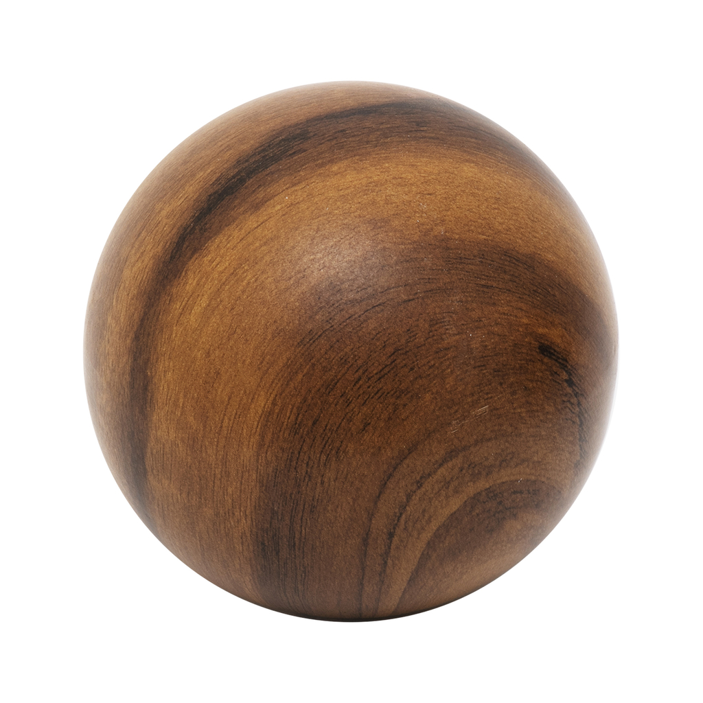 Keramická koule s dřevěným efektem 11 cm