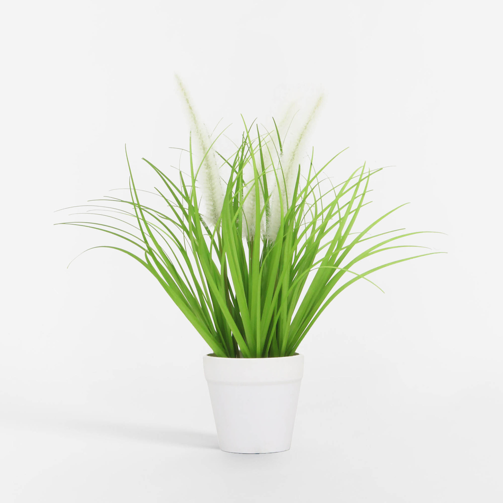 Umělá tráva v květináči 33 cm