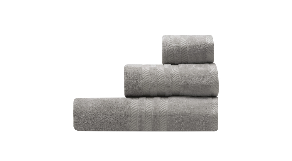 Bavlněný ručník tmavě šedý CAROLINE 50x90 cm