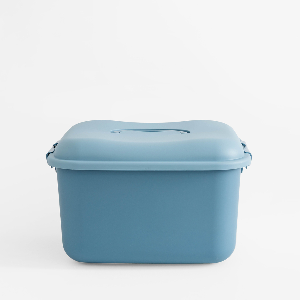 Úložný box na kolečkách modrý 46x37x30 cm