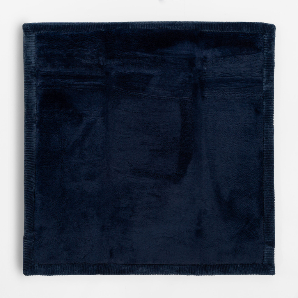 Koberec tmavě modrý PUFFY SOFT 120x120 cm