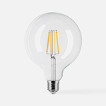 LED žárovka neutrální barva ORO-CLARO-E27-G125-8W-NW