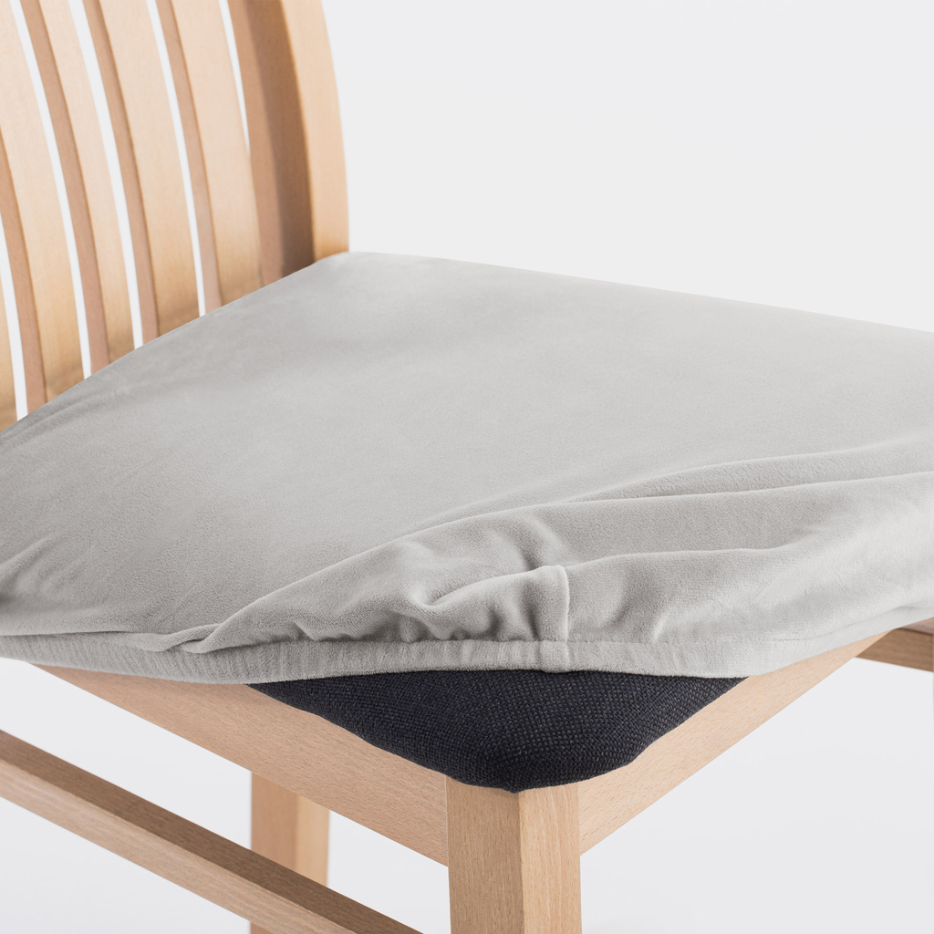 Potah na židli stříbrný SENTO 40x40