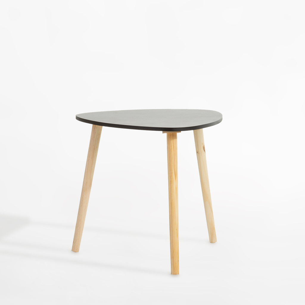 Konferenční stolek trojnožka 46 cm, černý