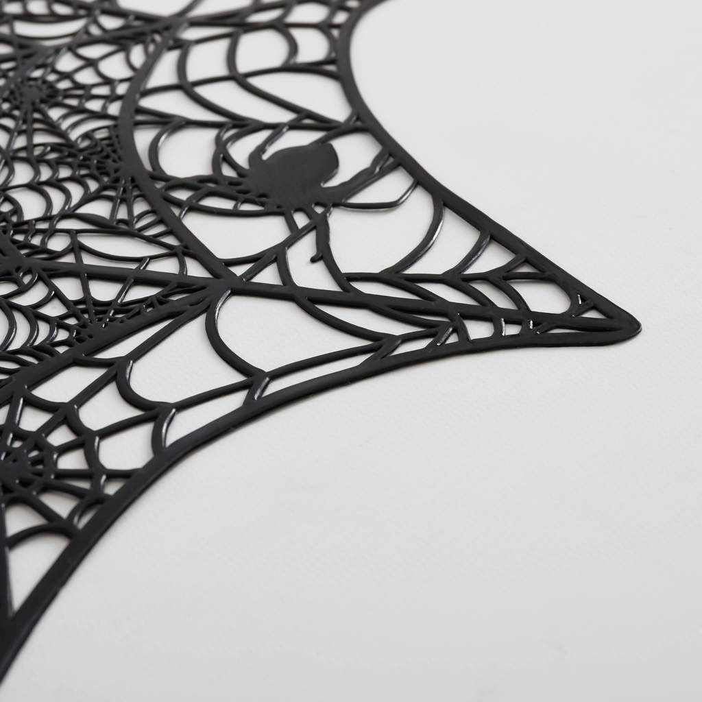 Halloweenské prostírání pavučina 50 cm