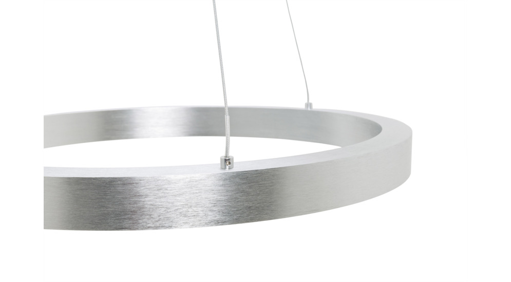 Stříbrné závěsné svítidlo LED CARLO 60 cm