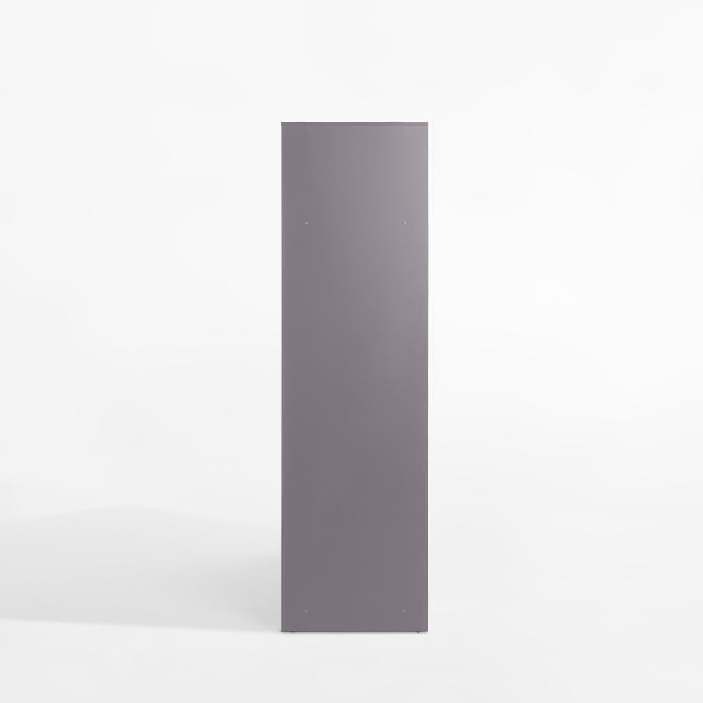 Zrcadlová šatní skříň COLORI fialová