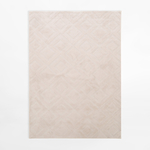 Koberec geometrický MODERNO, krémový, 160x230 cm