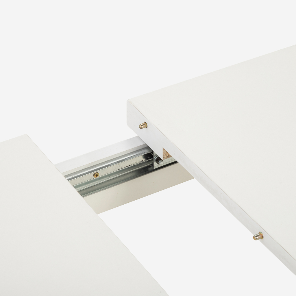 Rozkládací stůl bílý mat KELIN 138-178 cm